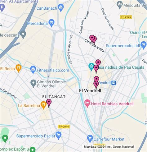 Clic travestis El Vendrell – Google My Maps